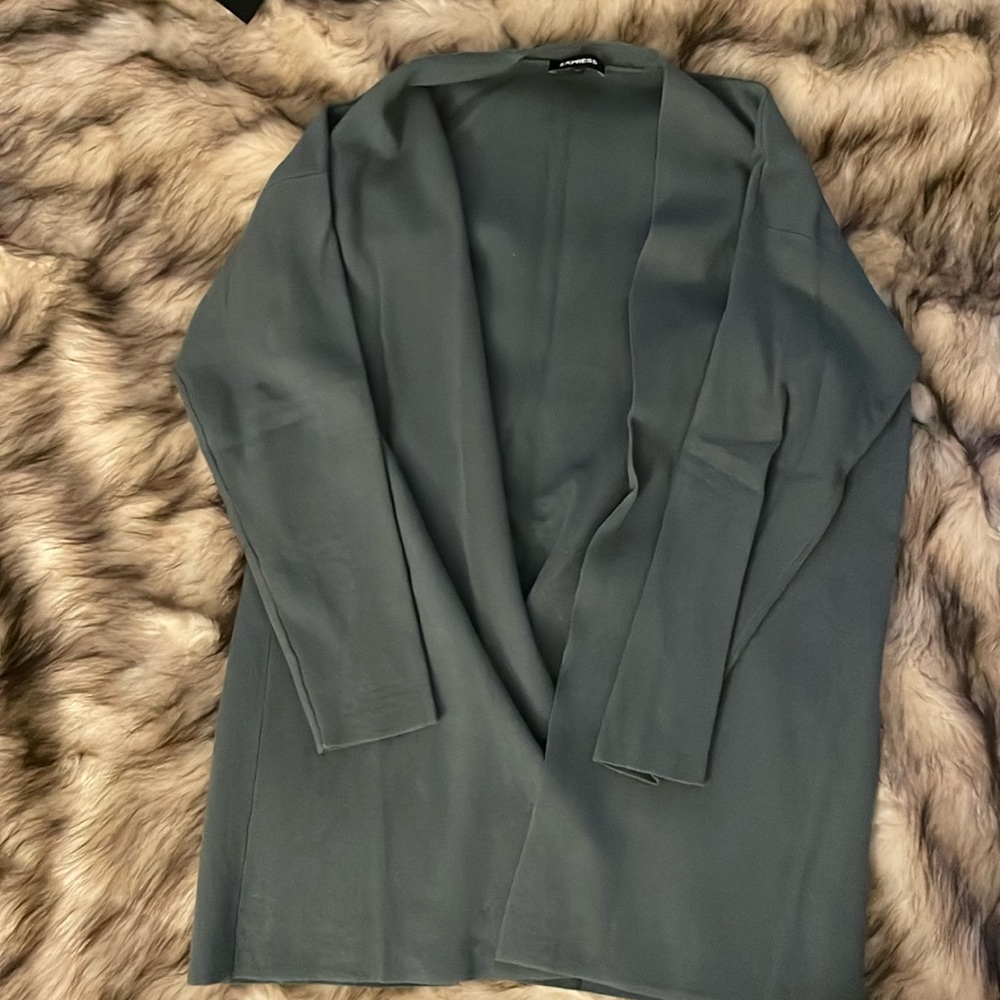 Womens Small Express Olive Green Cardigan